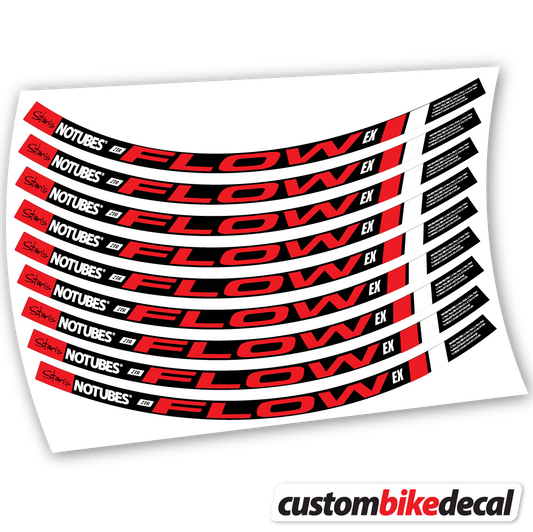 Adesivi Cerchi MTB Notubes ZTR Flow Ex 2015 Bikes MTB in vinile