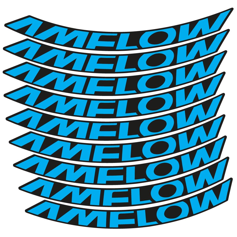 Adesivi Cerchi MTB Amflow 2024 in vinile