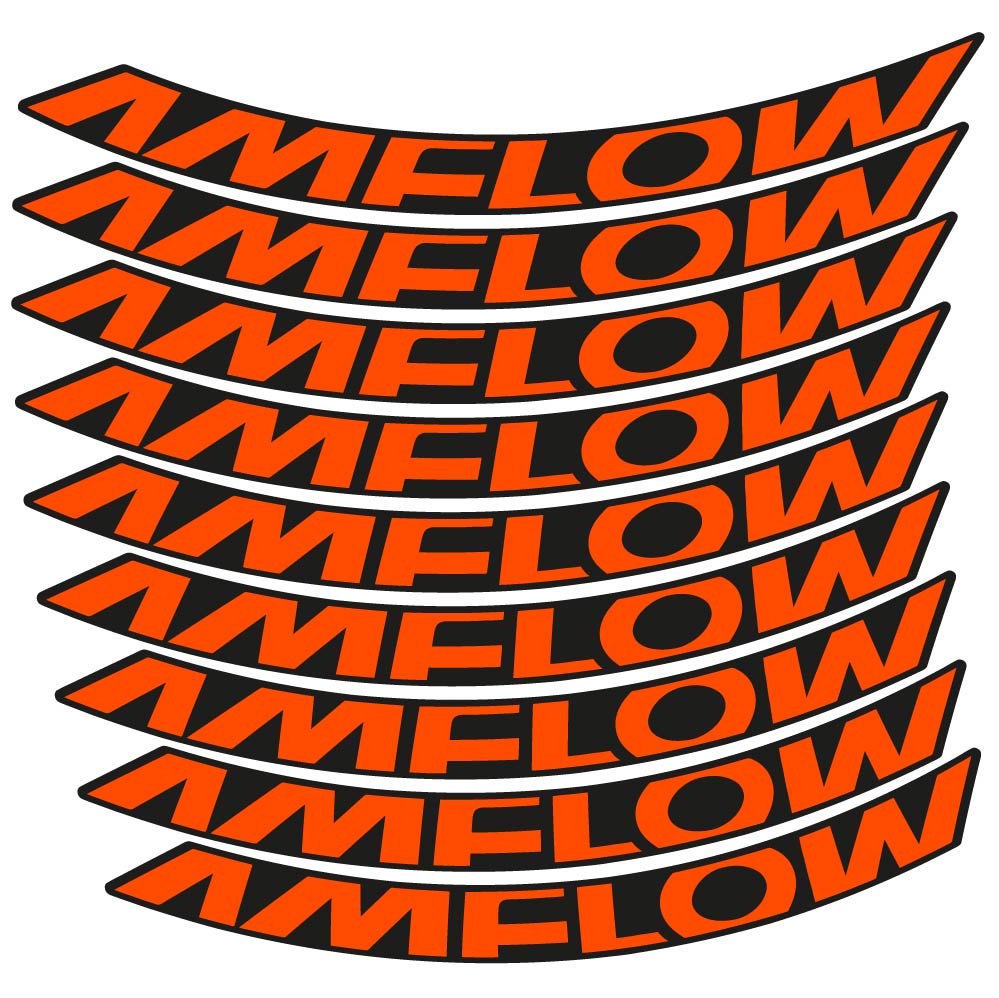 Adesivi Cerchi MTB Amflow 2024 in vinile
