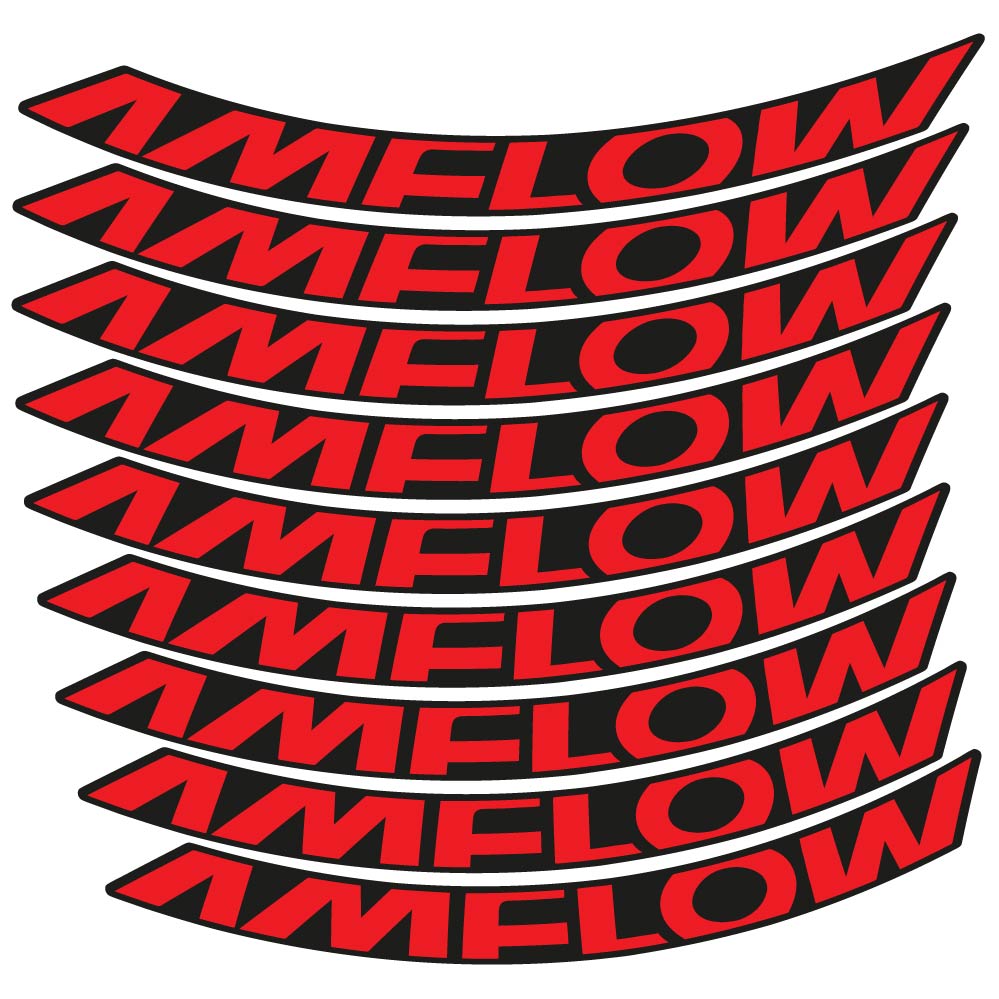 Adesivi Cerchi MTB Amflow 2024 in vinile