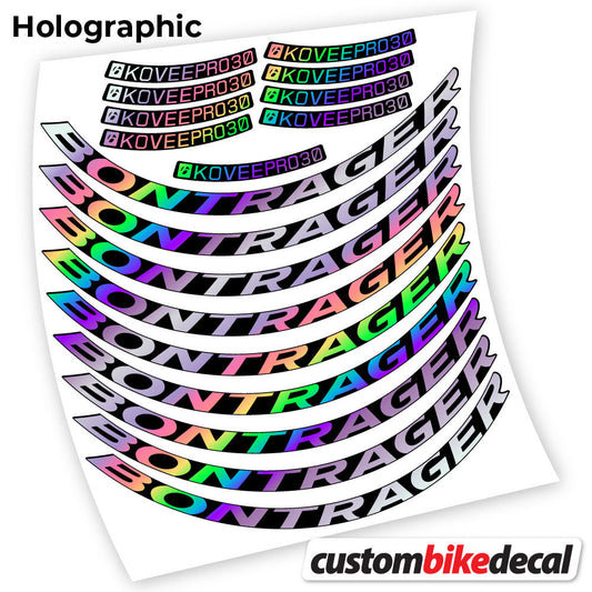 Adesivi Cerchi MTB Bontrager Kovee PRO 30 in vinile