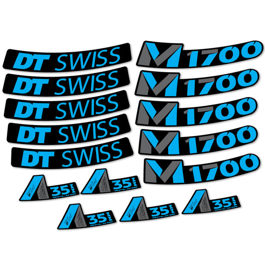 Adesivi Cerchi MTB DT Swiss M1700 35mm 29" in vinile