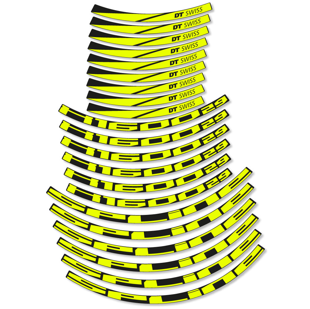 Adesivi Cerchi MTB DT Swiss Spline X1600 in vinile