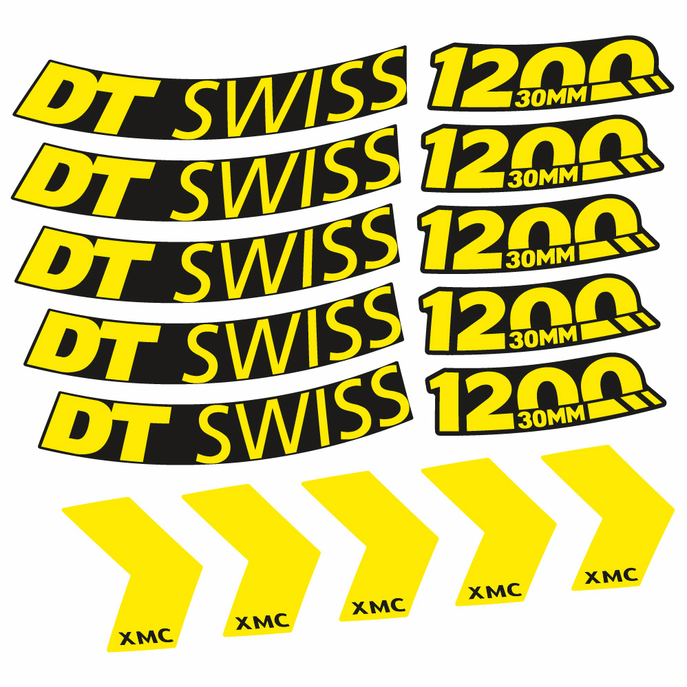 Adesivi Cerchi MTB DT Swiss XMC 1200 Spine 30 in vinile
