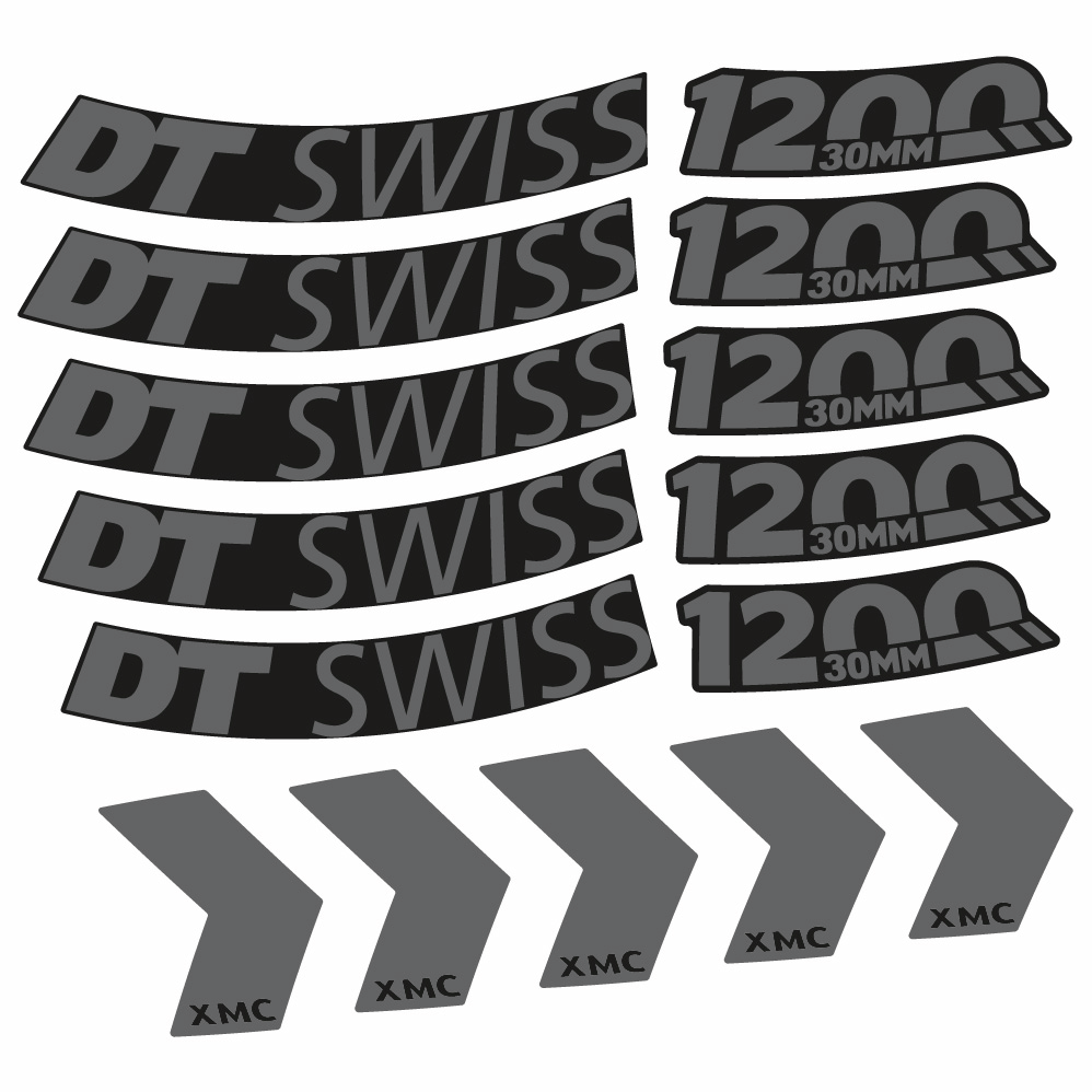 Adesivi Cerchi MTB DT Swiss XMC 1200 Spine 30 29" in vinile