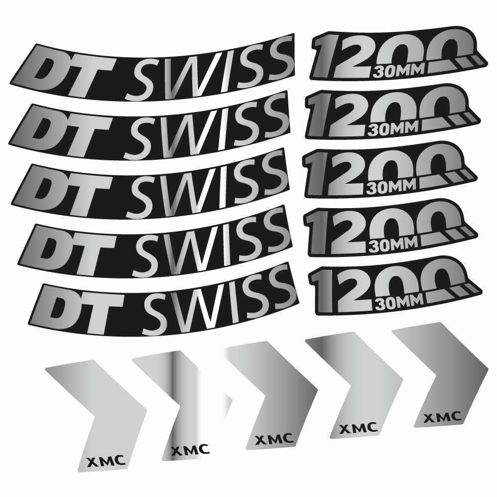Adesivi Cerchi MTB DT Swiss XMC 1200 Spine 30 29" in vinile