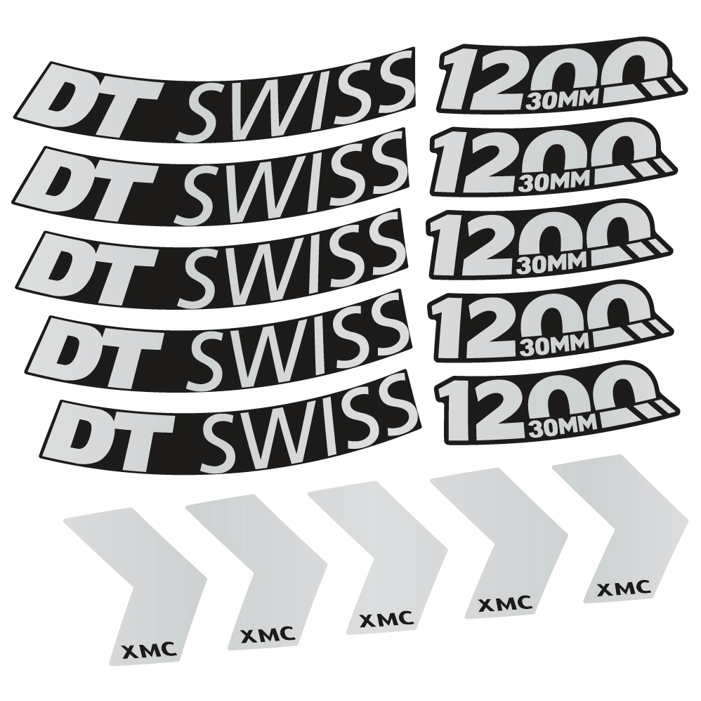 Adesivi Cerchi MTB DT Swiss XMC 1200 Spine 30 29" in vinile