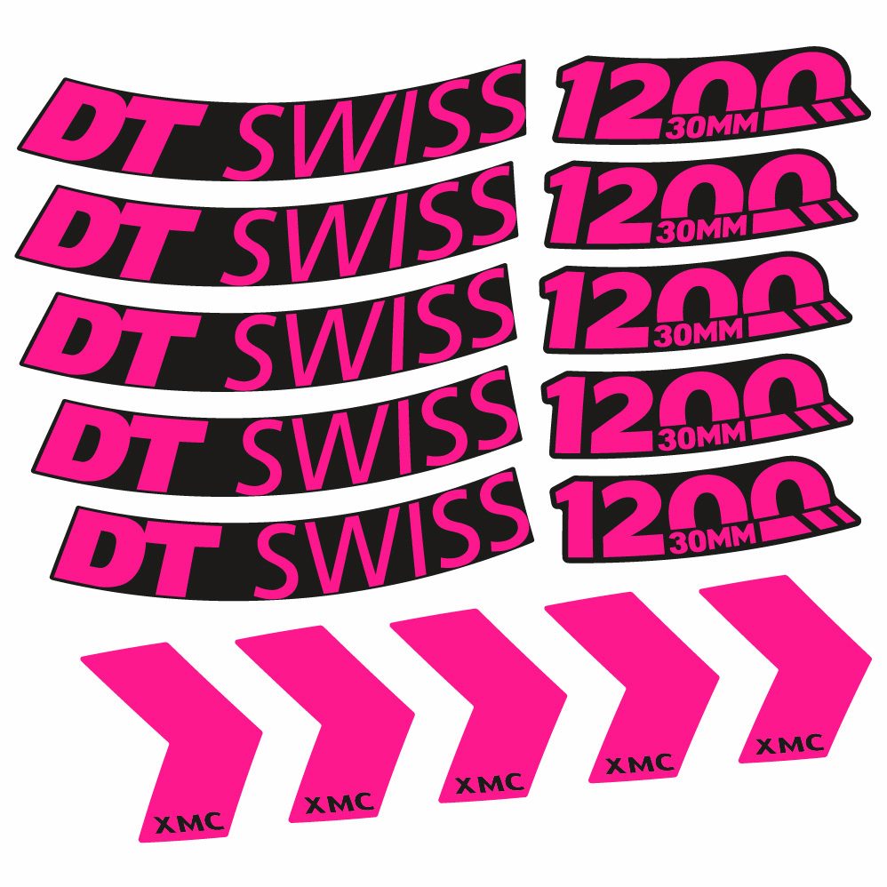 Adesivi Cerchi MTB DT Swiss XMC 1200 Spine 30 in vinile