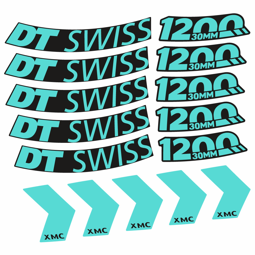 Adesivi Cerchi MTB DT Swiss XMC 1200 Spine 30 29" in vinile