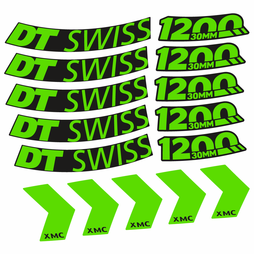 Adesivi Cerchi MTB DT Swiss XMC 1200 Spine 30 in vinile