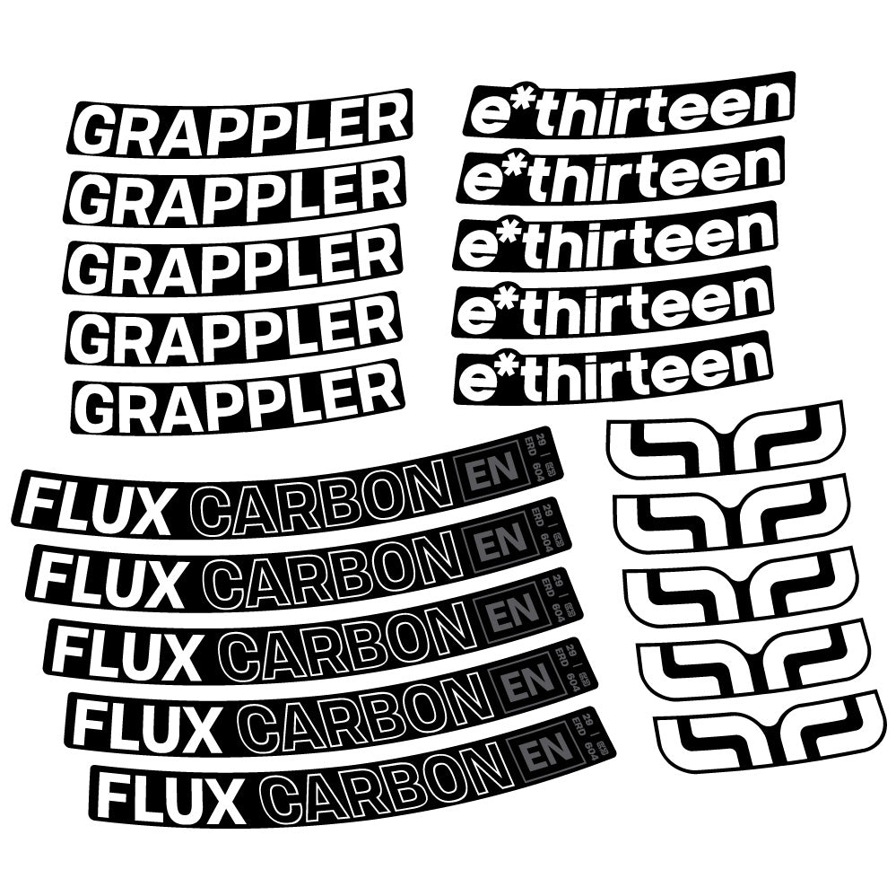 Adesivi Cerchi MTB E-Thirteen Grappler Flux in vinile