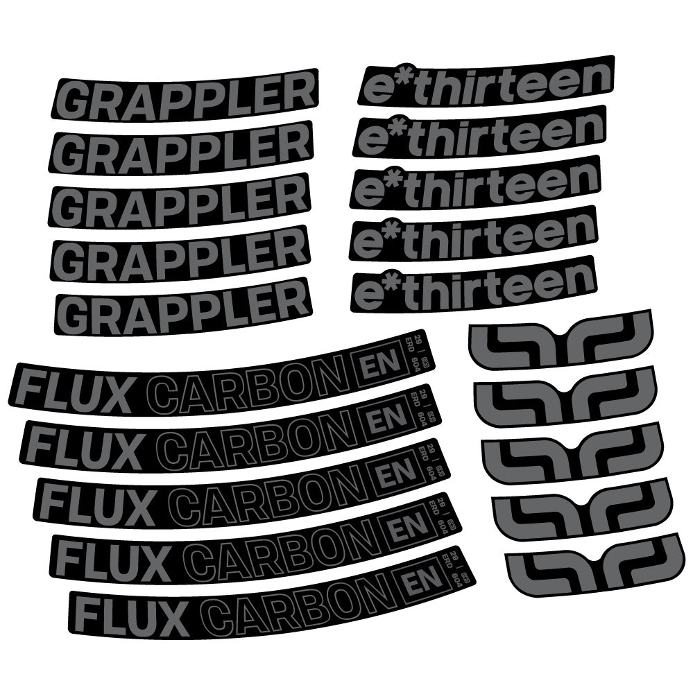 Adesivi Cerchi MTB E-Thirteen Grappler Flux in vinile