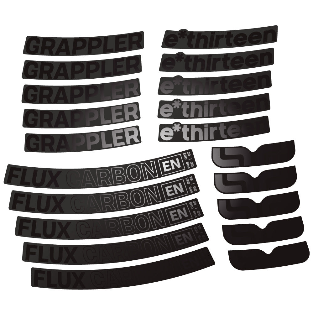 Adesivi Cerchi MTB E-Thirteen Grappler Flux in vinile