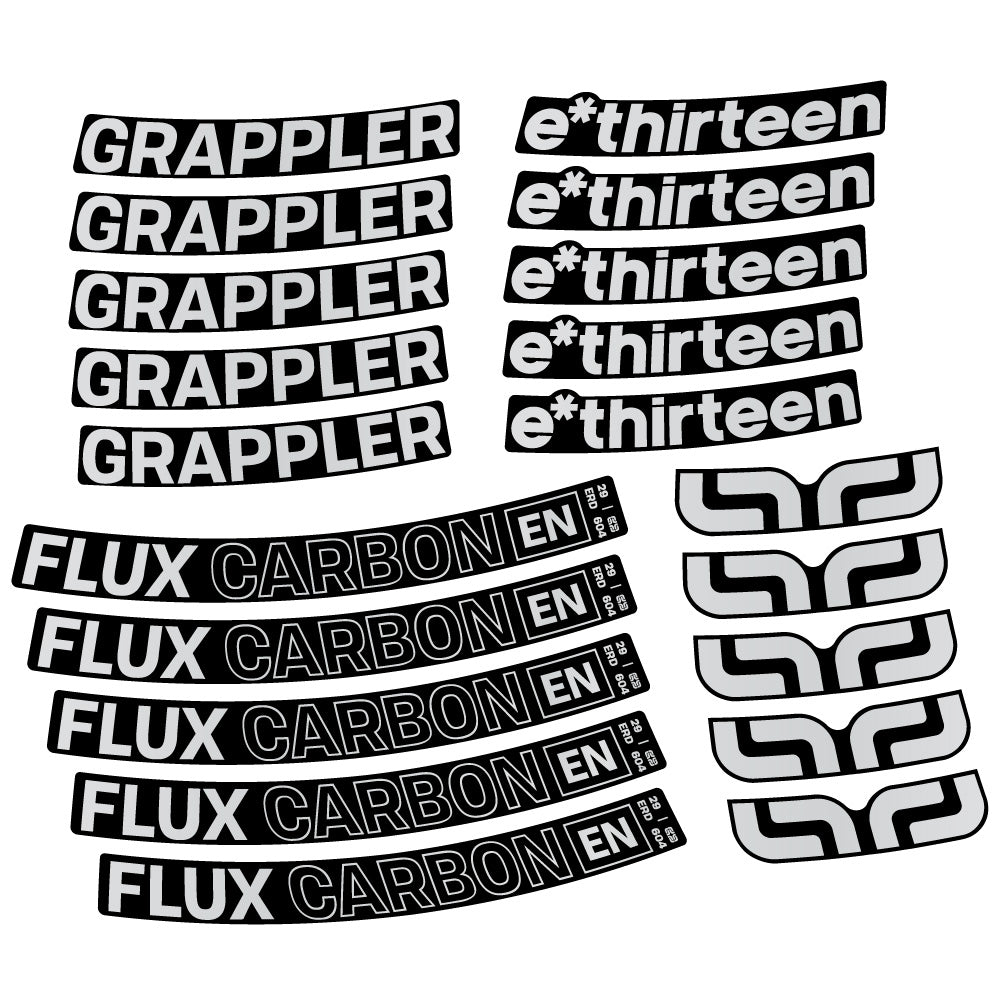 Adesivi Cerchi MTB E-Thirteen Grappler Flux in vinile