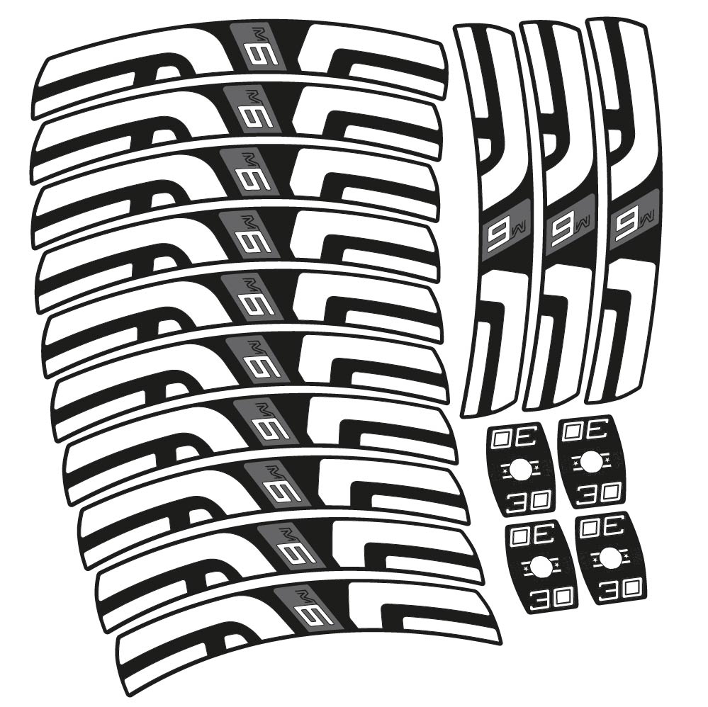 Adesivi Cerchi MTB Enve M6 M630 2018-2020 in vinile