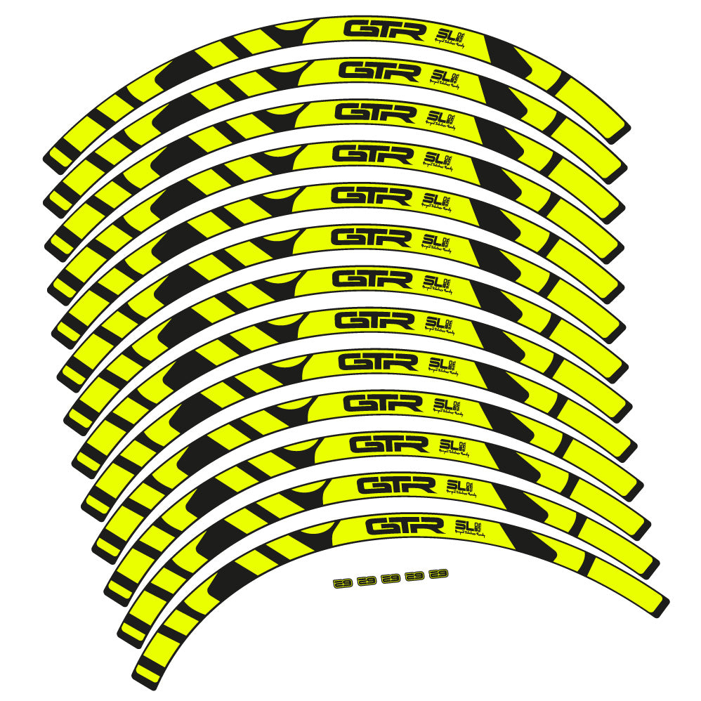 Adesivi Cerchi MTB Gurpil GTR Tubeless Ready SL20 Boost 29" in vinile