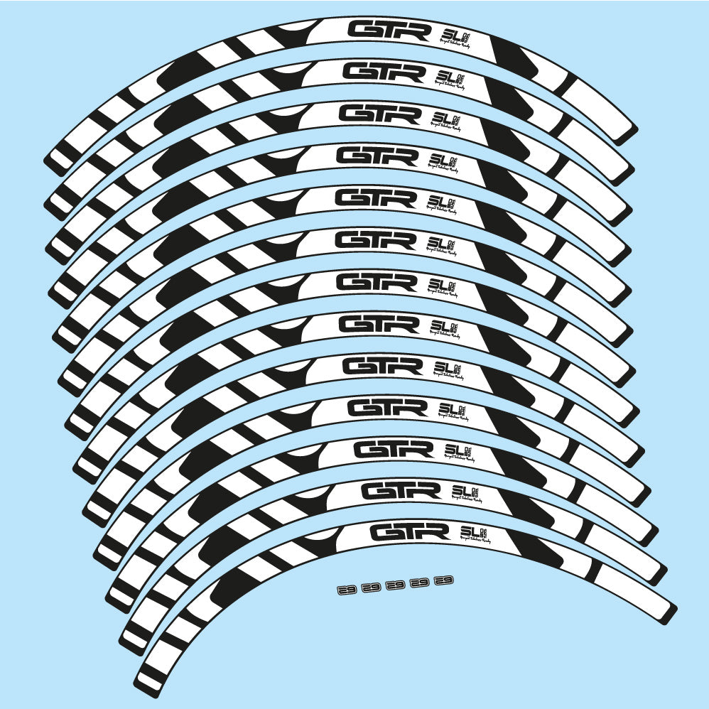 Adesivi Cerchi MTB Gurpil GTR Tubeless Ready SL20 Boost 29" in vinile