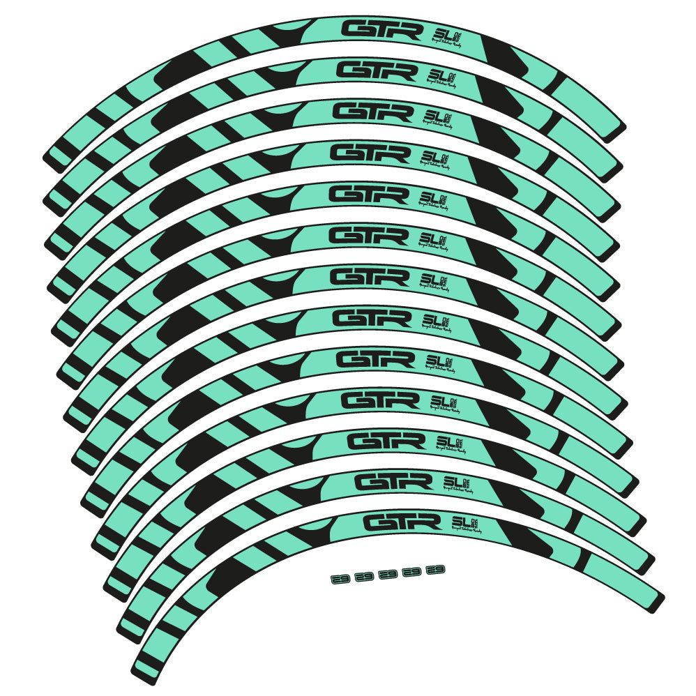 Adesivi Cerchi MTB Gurpil GTR Tubeless Ready SL20 Boost 29" in vinile