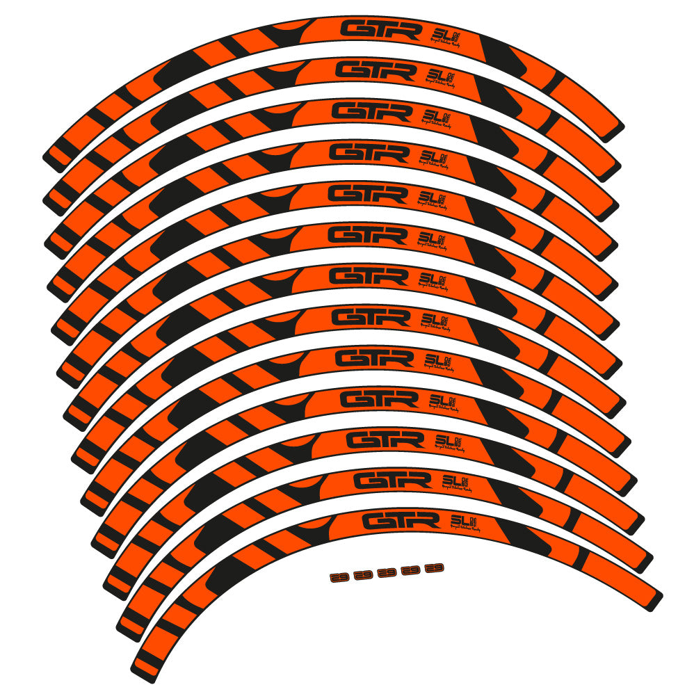Adesivi Cerchi MTB Gurpil GTR Tubeless Ready SL20 Boost 29" in vinile