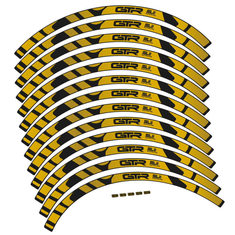 Adesivi Cerchi MTB Gurpil GTR Tubeless Ready SL20 Boost 29" in vinile
