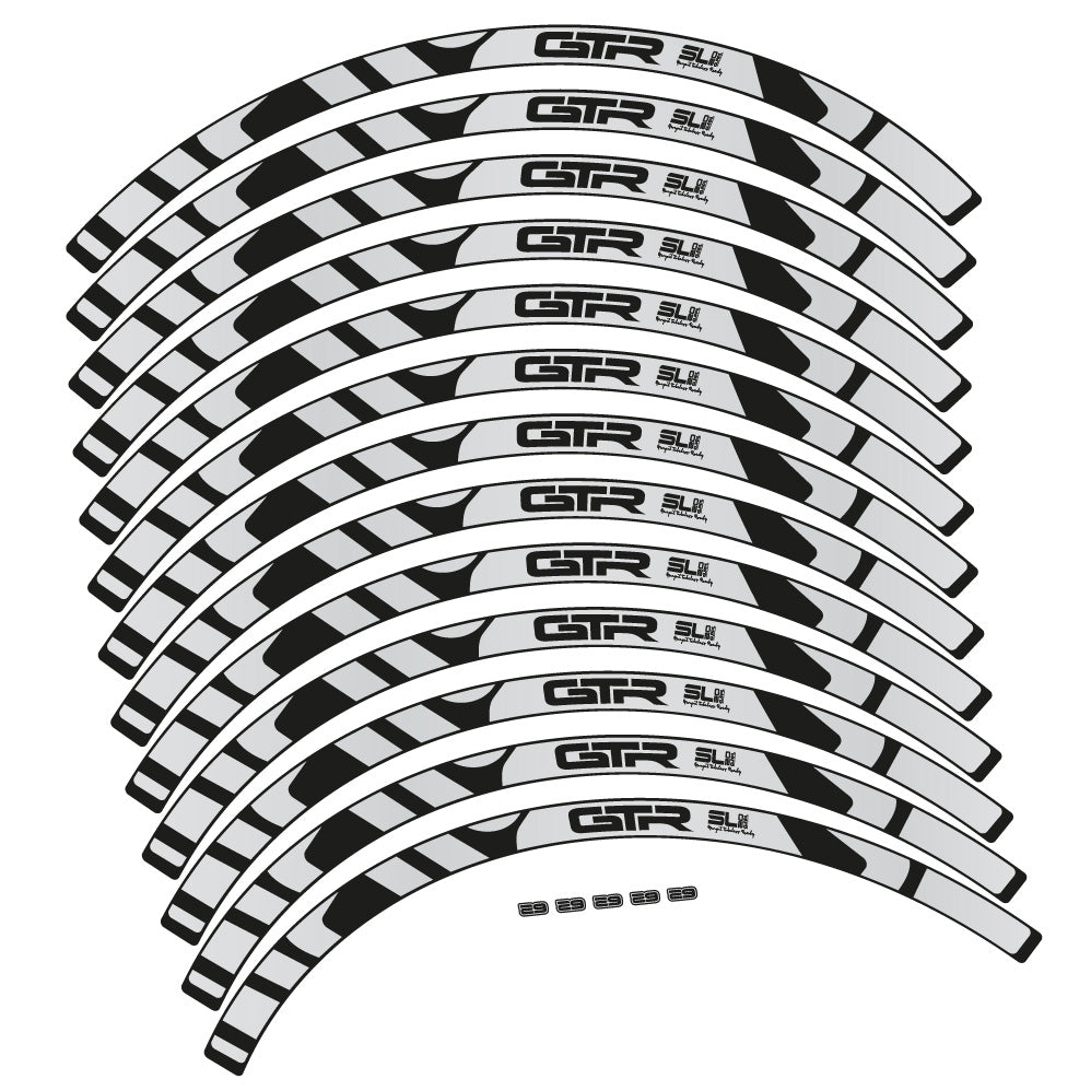 Adesivi Cerchi MTB Gurpil GTR Tubeless Ready SL20 Boost 29" in vinile