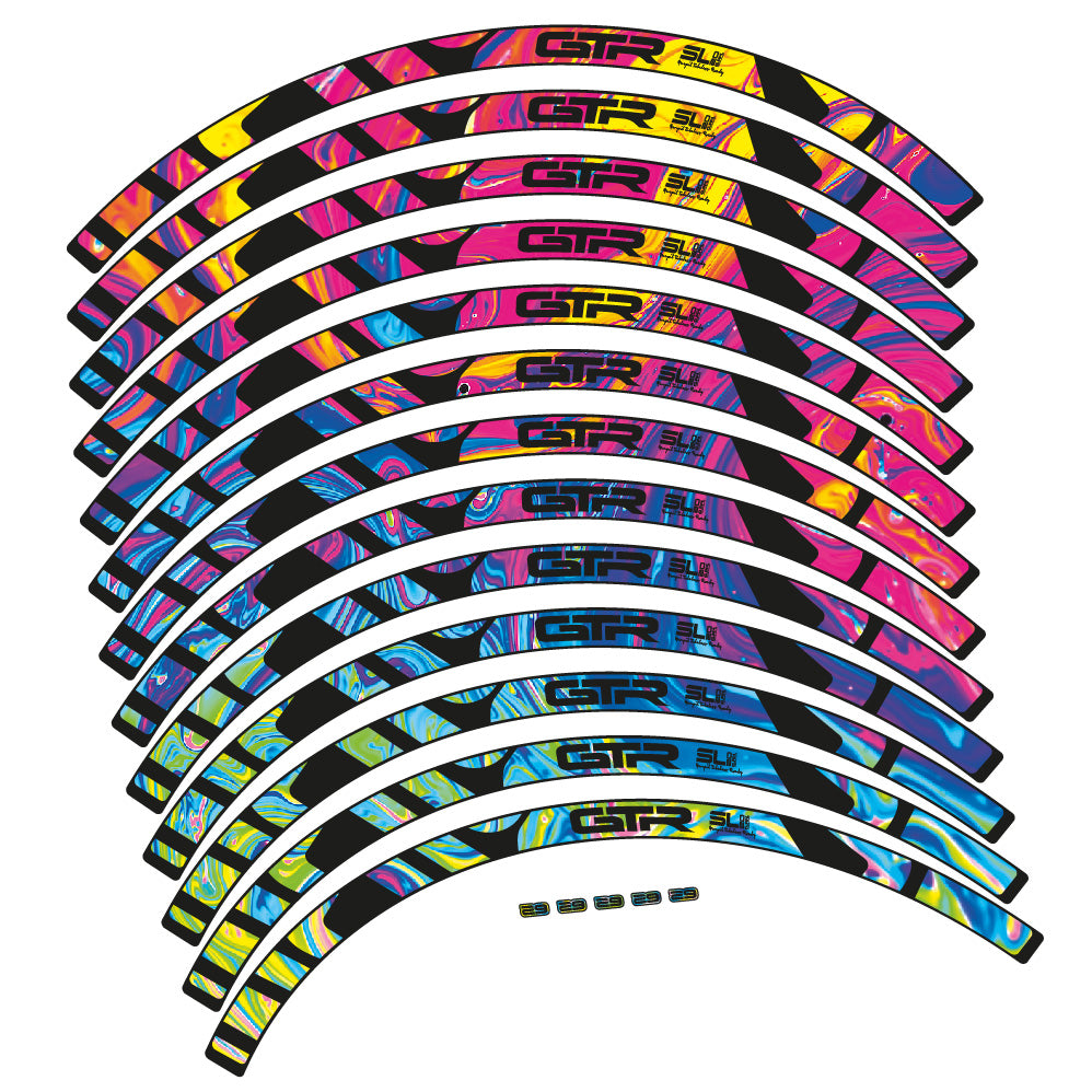 Adesivi Cerchi MTB Gurpil GTR Tubeless Ready SL20 Boost 29" in vinile