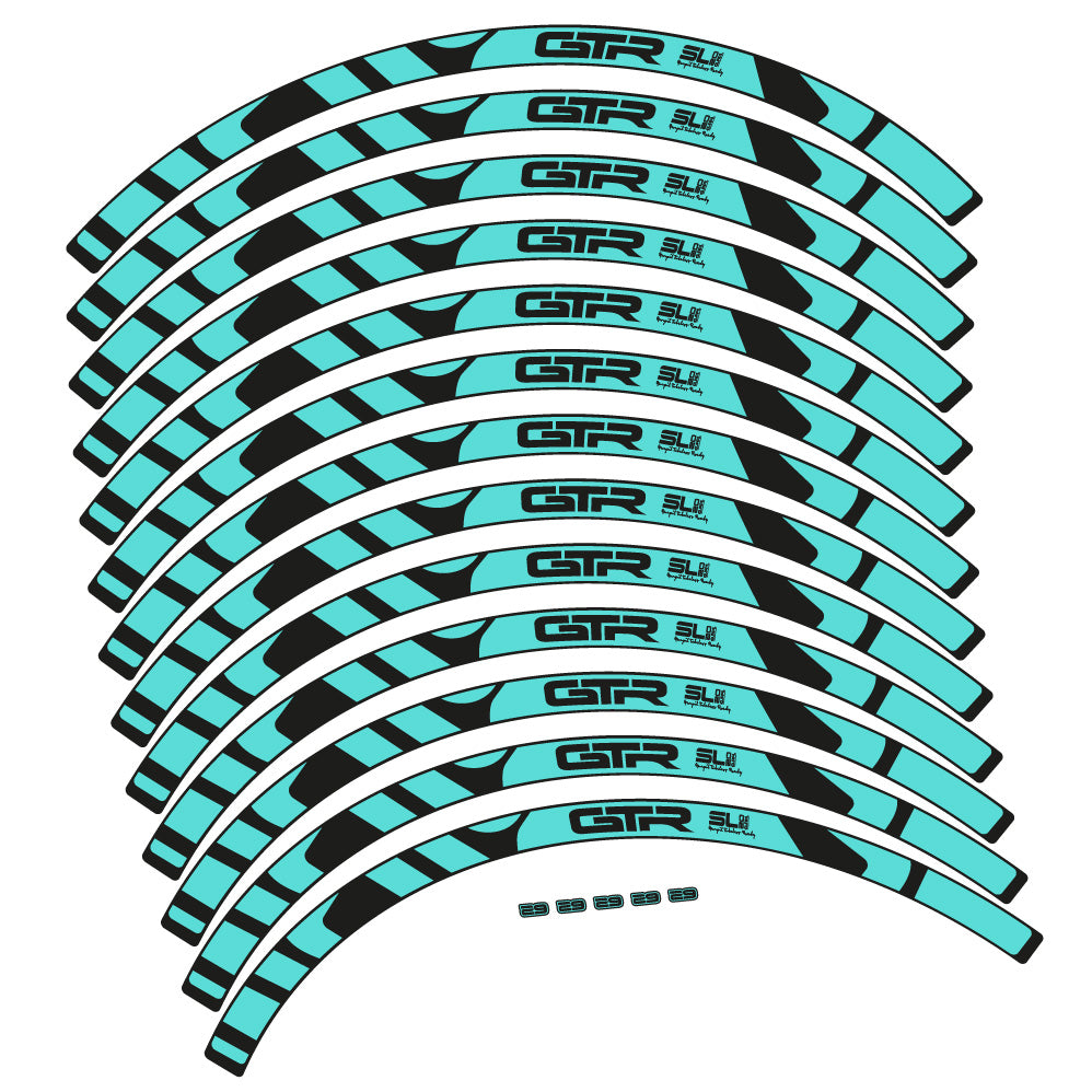 Adesivi Cerchi MTB Gurpil GTR Tubeless Ready SL20 Boost 29" in vinile