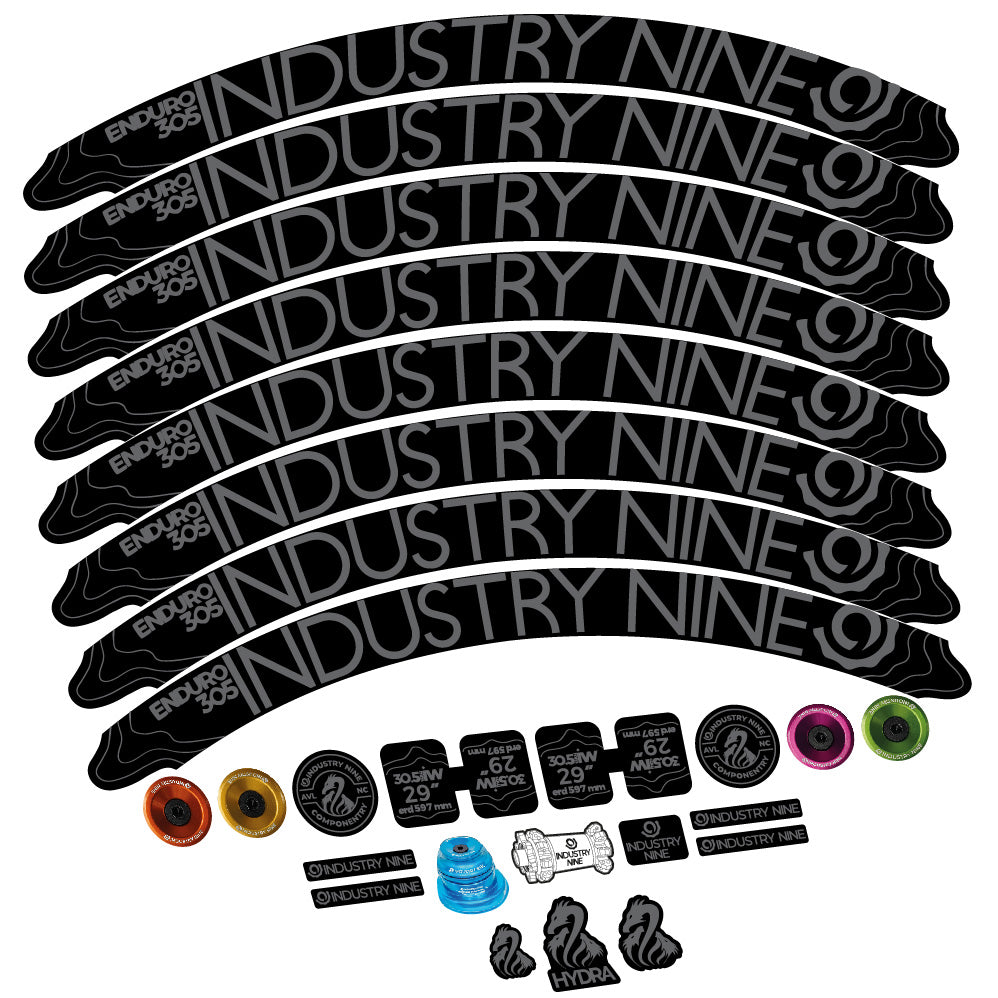 Adesivi Cerchi MTB Industry Nine Enduro 305 V2 in vinile