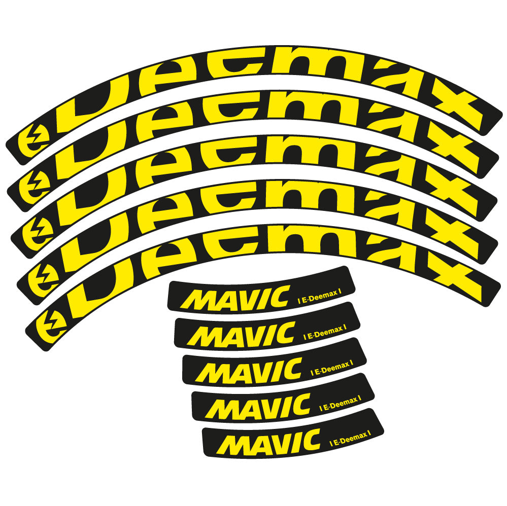 Adesivi Cerchi MTB Mavic E-deemax 2025 in vinile