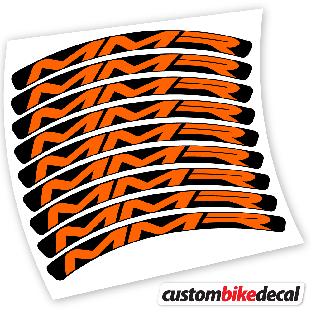 Adesivi Cerchi MTB MMR Bikes MTB in vinile - Arancione