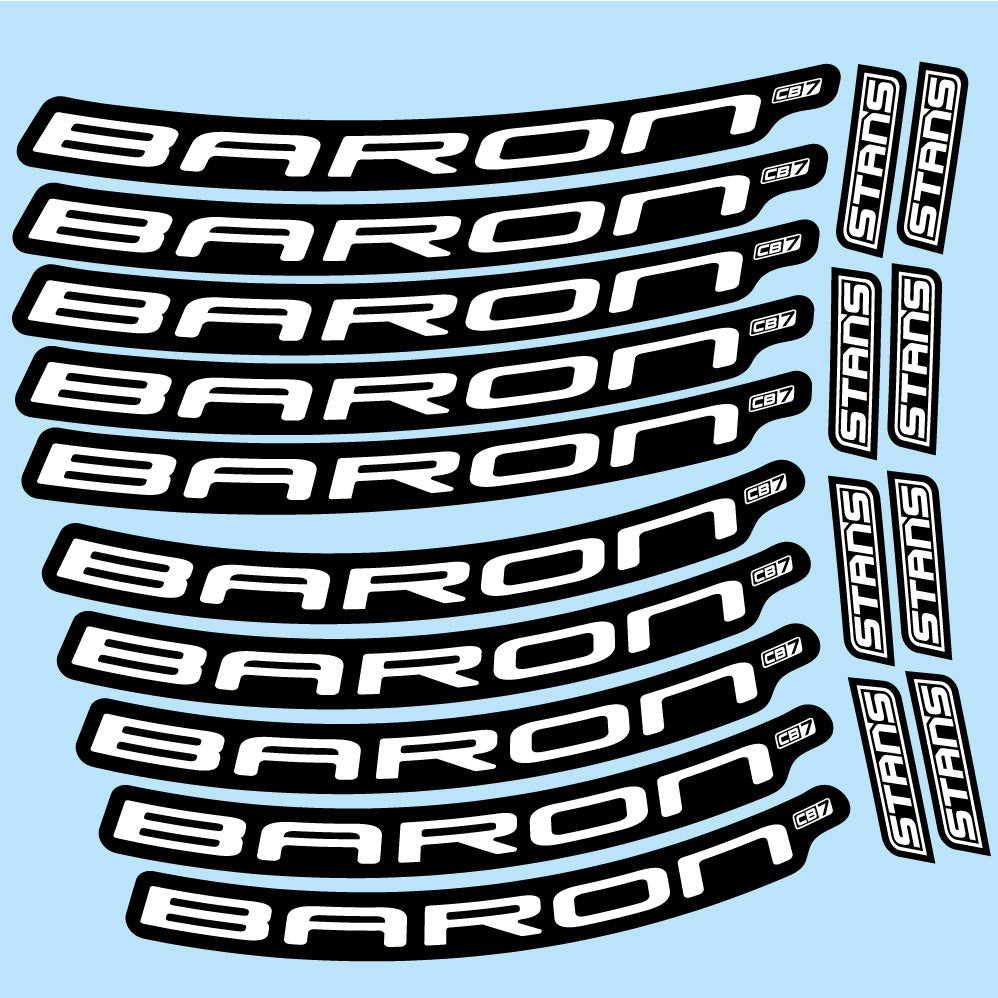 Adesivi Cerchi MTB Stans Baron CB7 in vinile