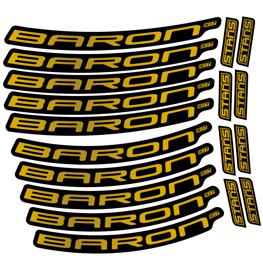 Adesivi Cerchi MTB Stans Baron CB7 in vinile