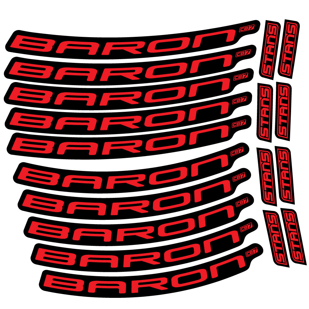 Adesivi Cerchi MTB Stans Baron CB7 29" in vinile