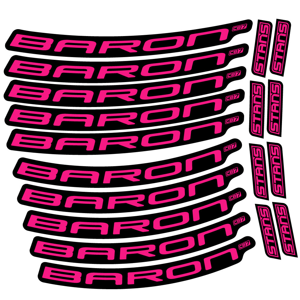 Adesivi Cerchi MTB Stans Baron CB7 in vinile