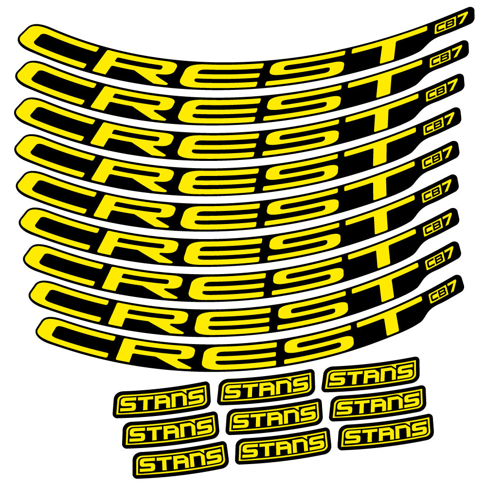 Adesivi Cerchi MTB Stans Crest CB7 29" in vinile