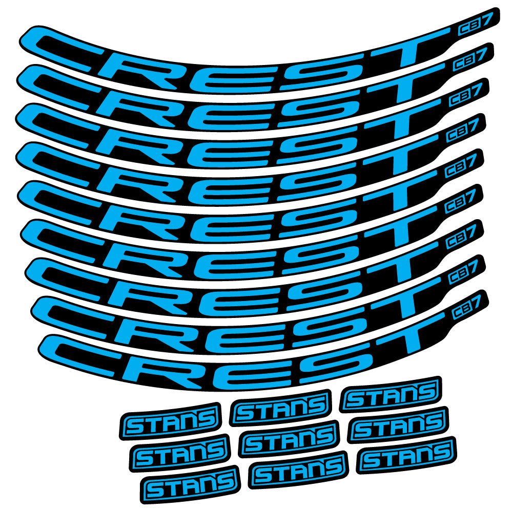 Adesivi Cerchi MTB Stans Crest CB7 in vinile