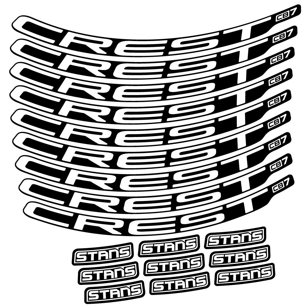 Adesivi Cerchi MTB Stans Crest CB7 in vinile