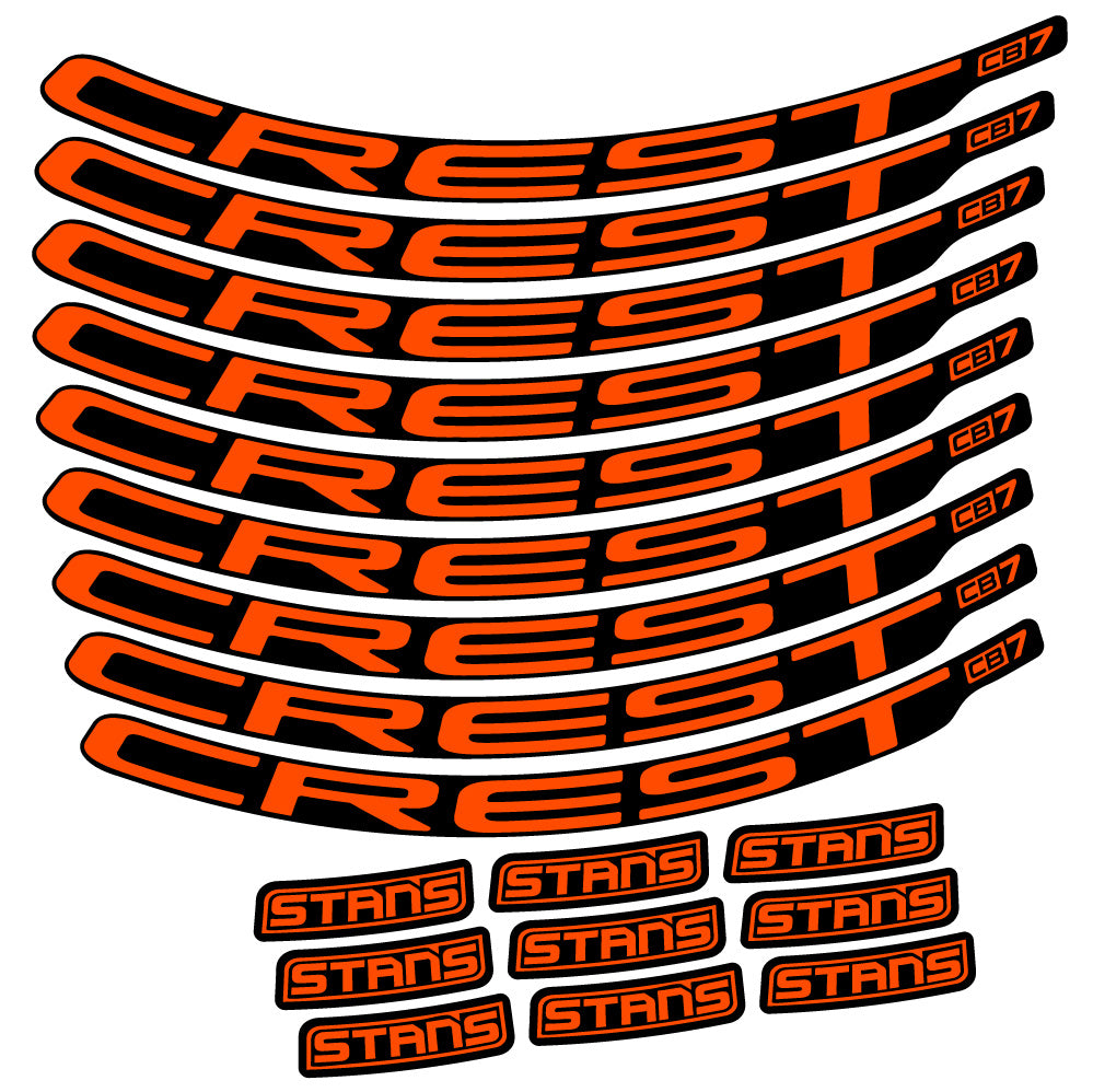 Adesivi Cerchi MTB Stans Crest CB7 in vinile