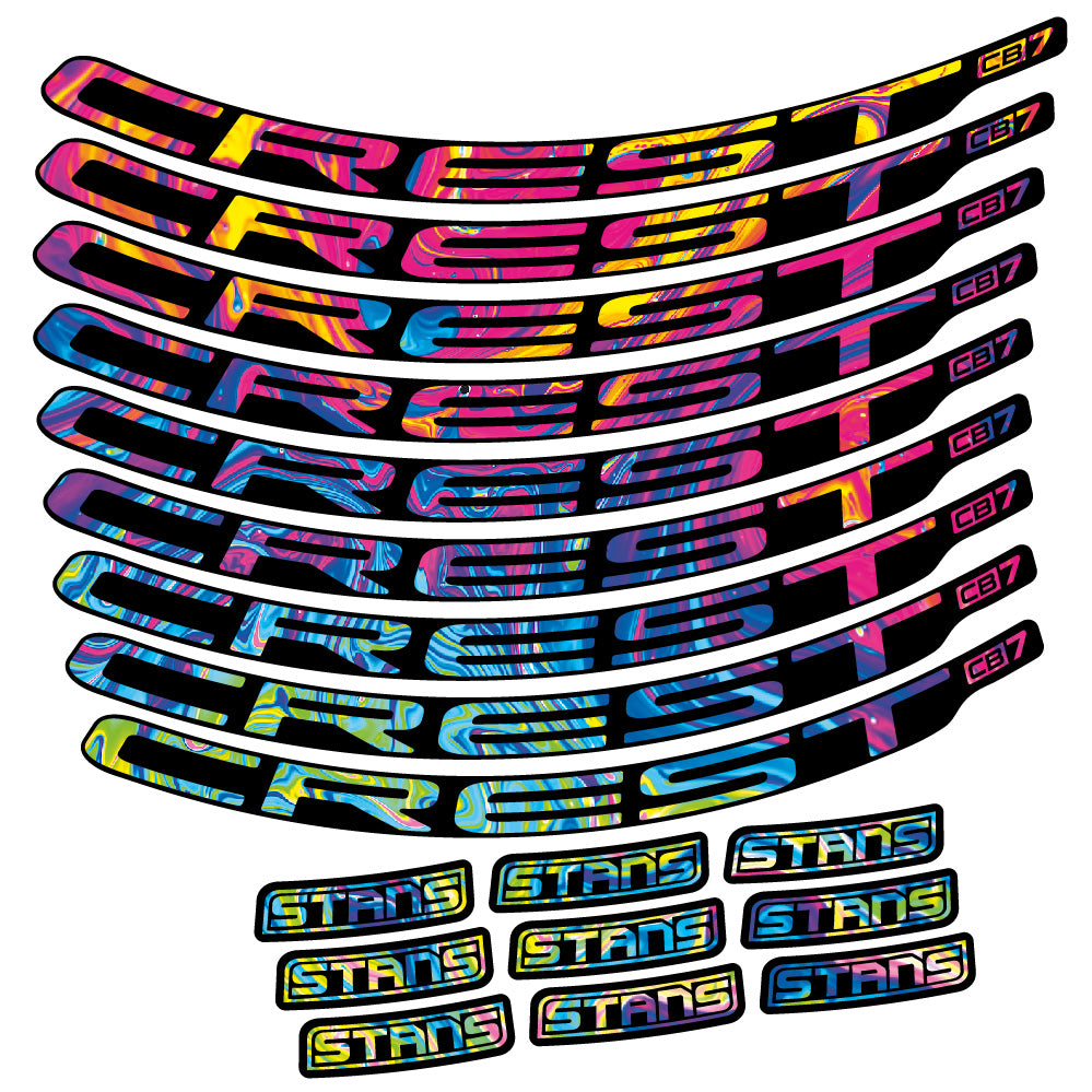 Adesivi Cerchi MTB Stans Crest CB7 29" in vinile