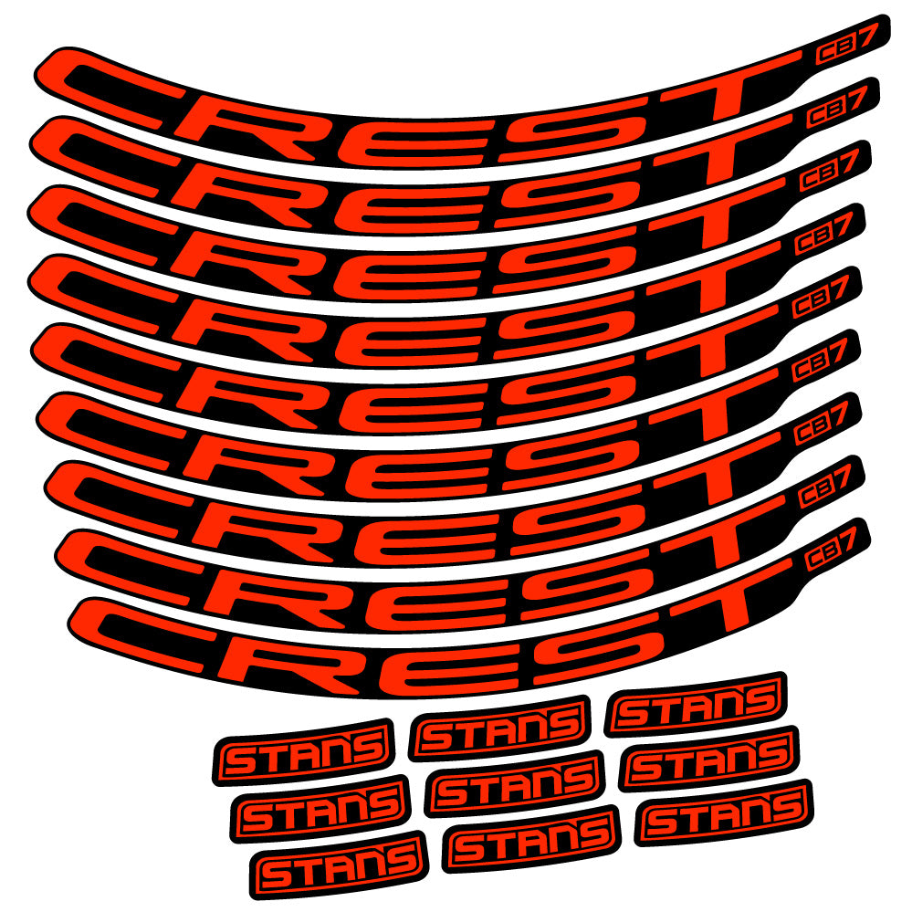 Adesivi Cerchi MTB Stans Crest CB7 29" in vinile