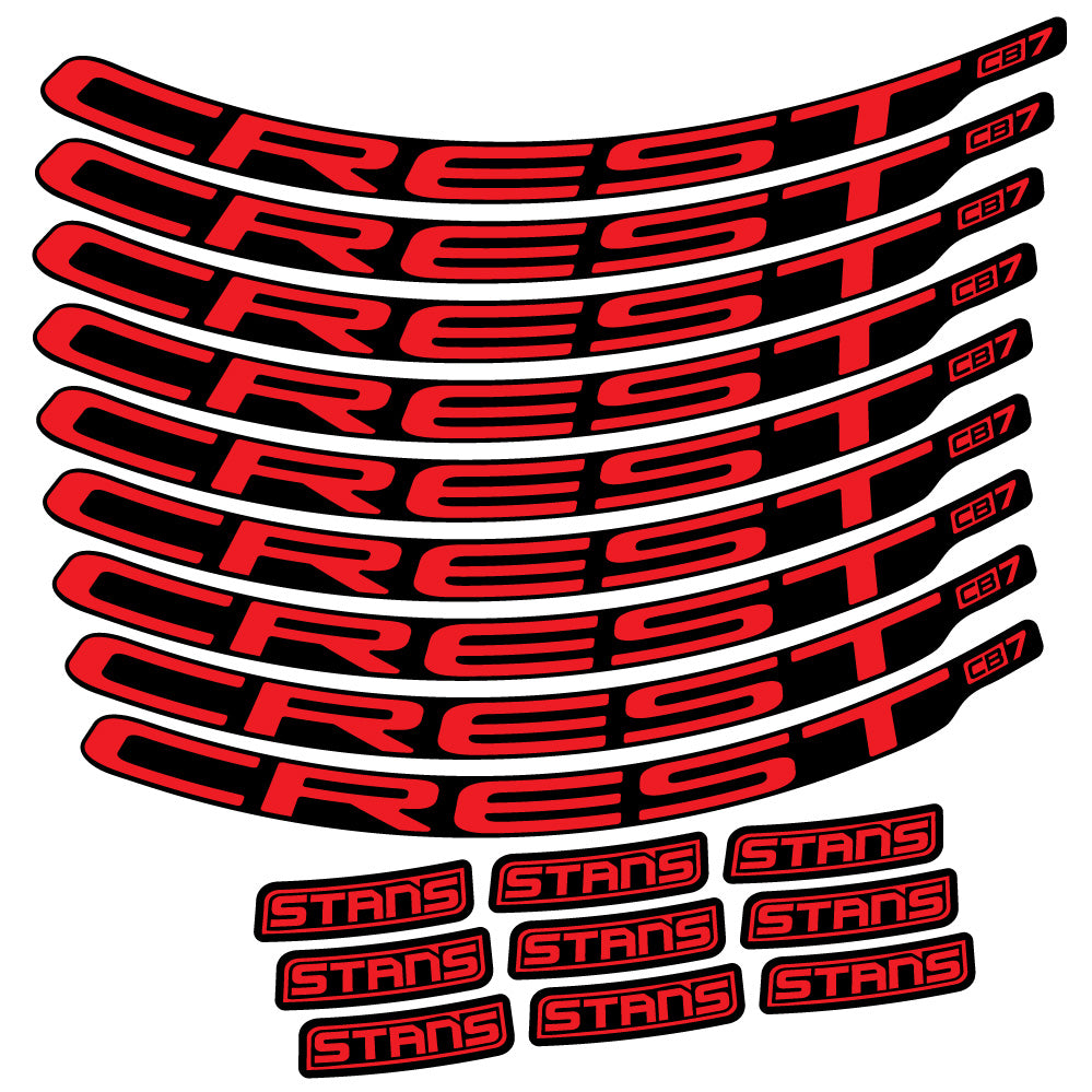 Adesivi Cerchi MTB Stans Crest CB7 29" in vinile