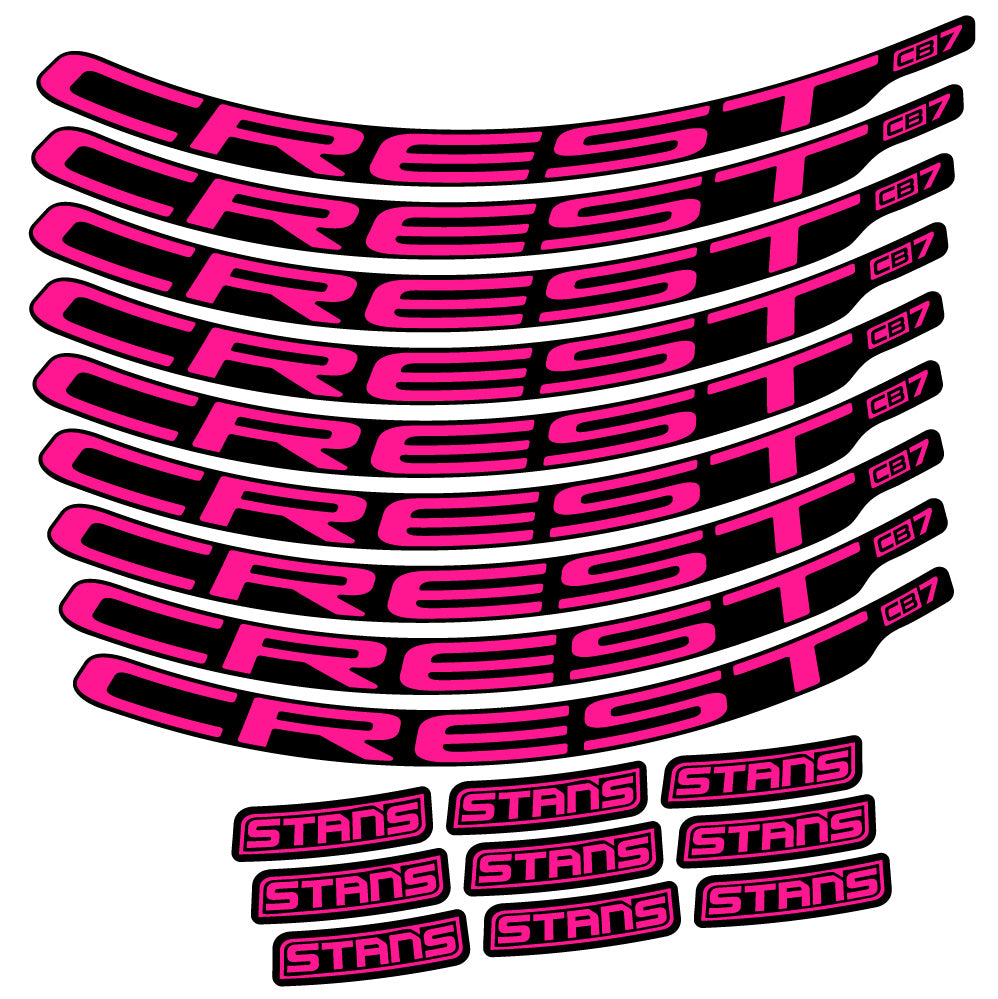 Adesivi Cerchi MTB Stans Crest CB7 in vinile