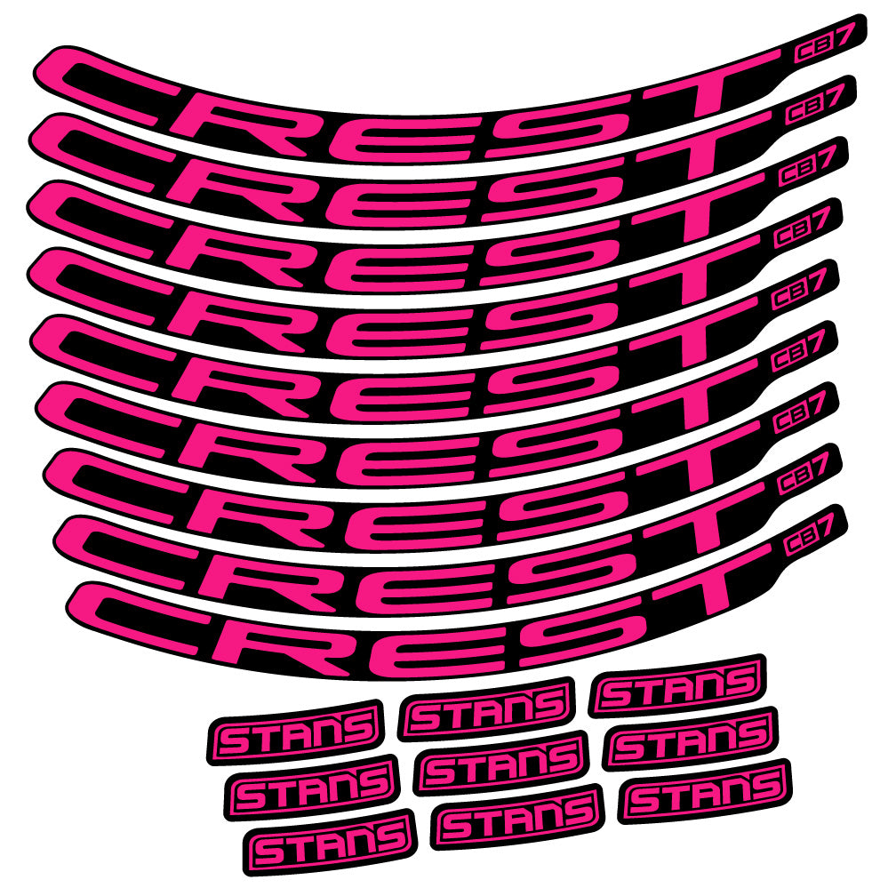 Adesivi Cerchi MTB Stans Crest CB7 in vinile