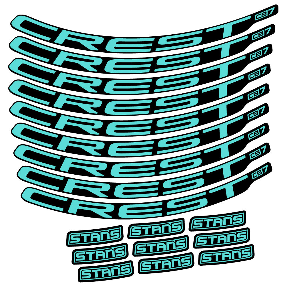 Adesivi Cerchi MTB Stans Crest CB7 in vinile