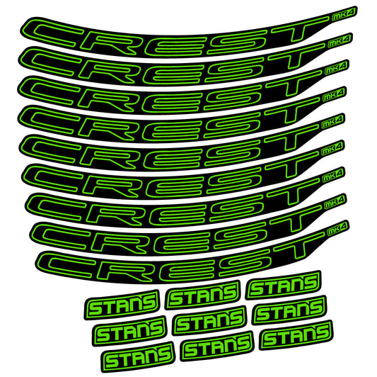 Adesivi Cerchi MTB Stans Crest MK4 Ver.1 29" in vinile