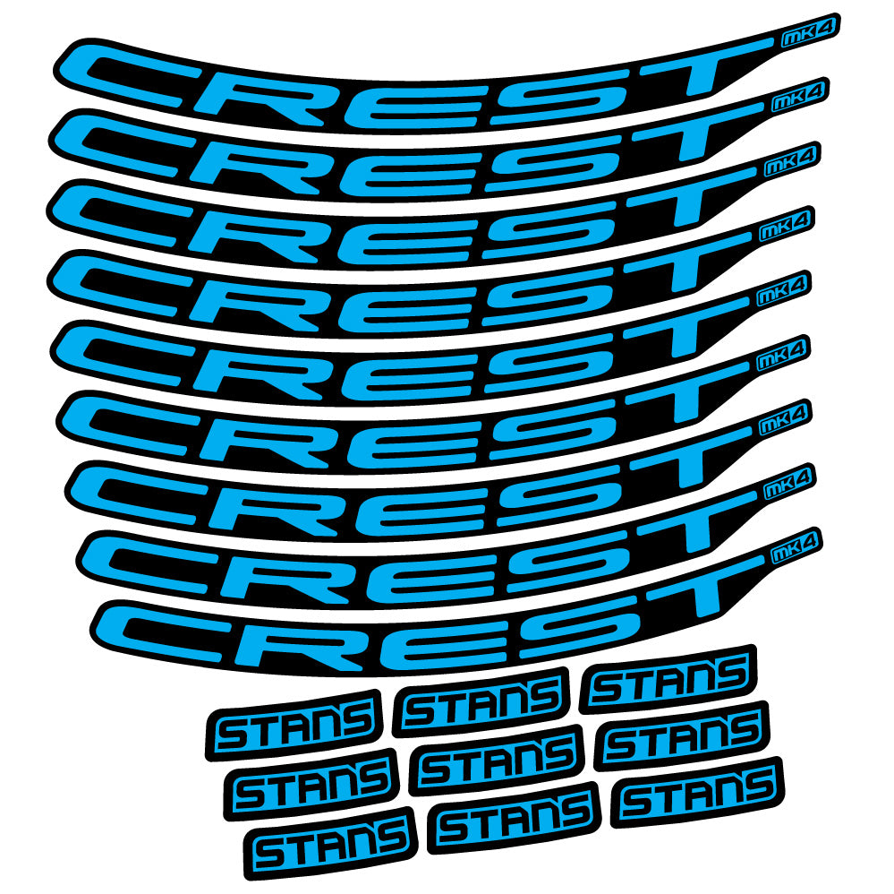 Adesivi Cerchi MTB Stans Crest MK4 Ver.2 in vinile