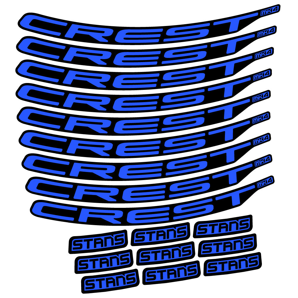 Adesivi Cerchi MTB Stans Crest MK4 Ver.2 in vinile