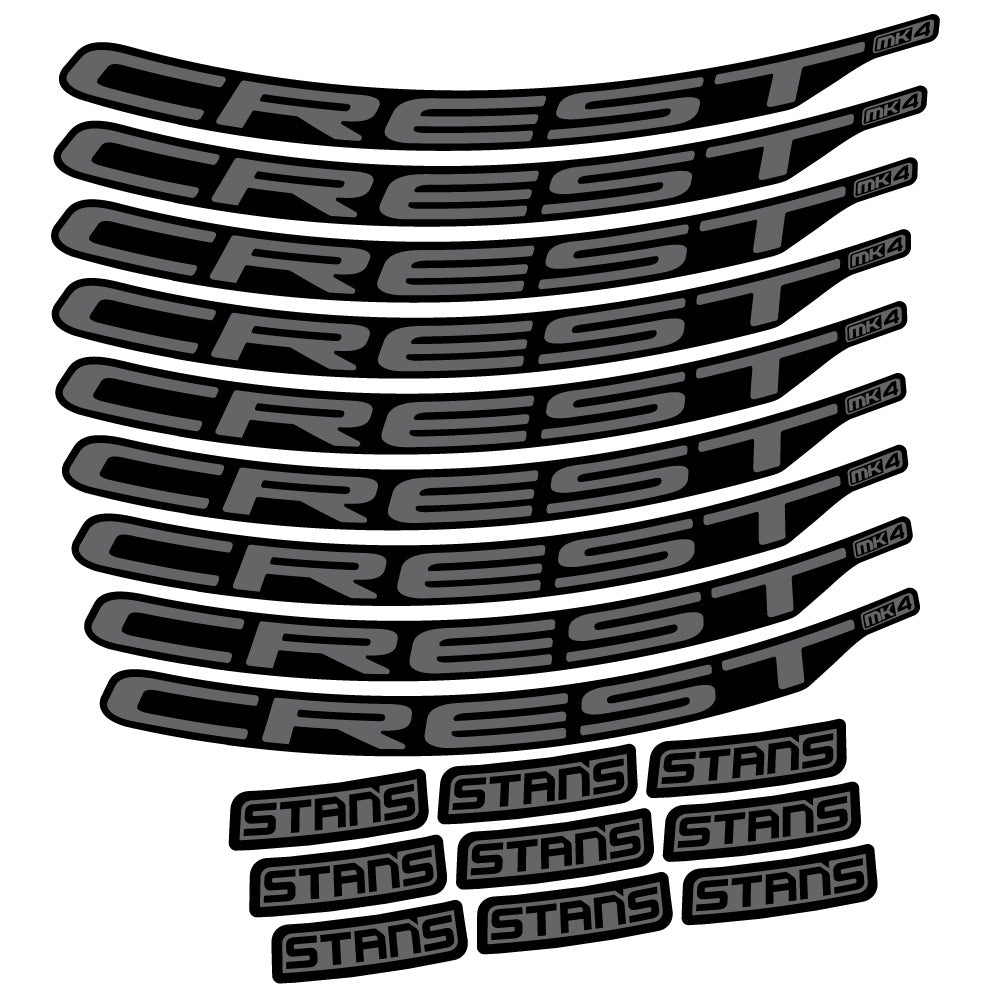 Adesivi Cerchi MTB Stans Crest MK4 Ver.2 in vinile