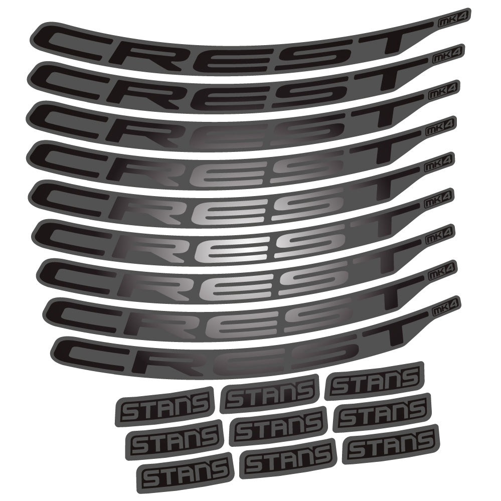 Adesivi Cerchi MTB Stans Crest MK4 Ver.2 in vinile