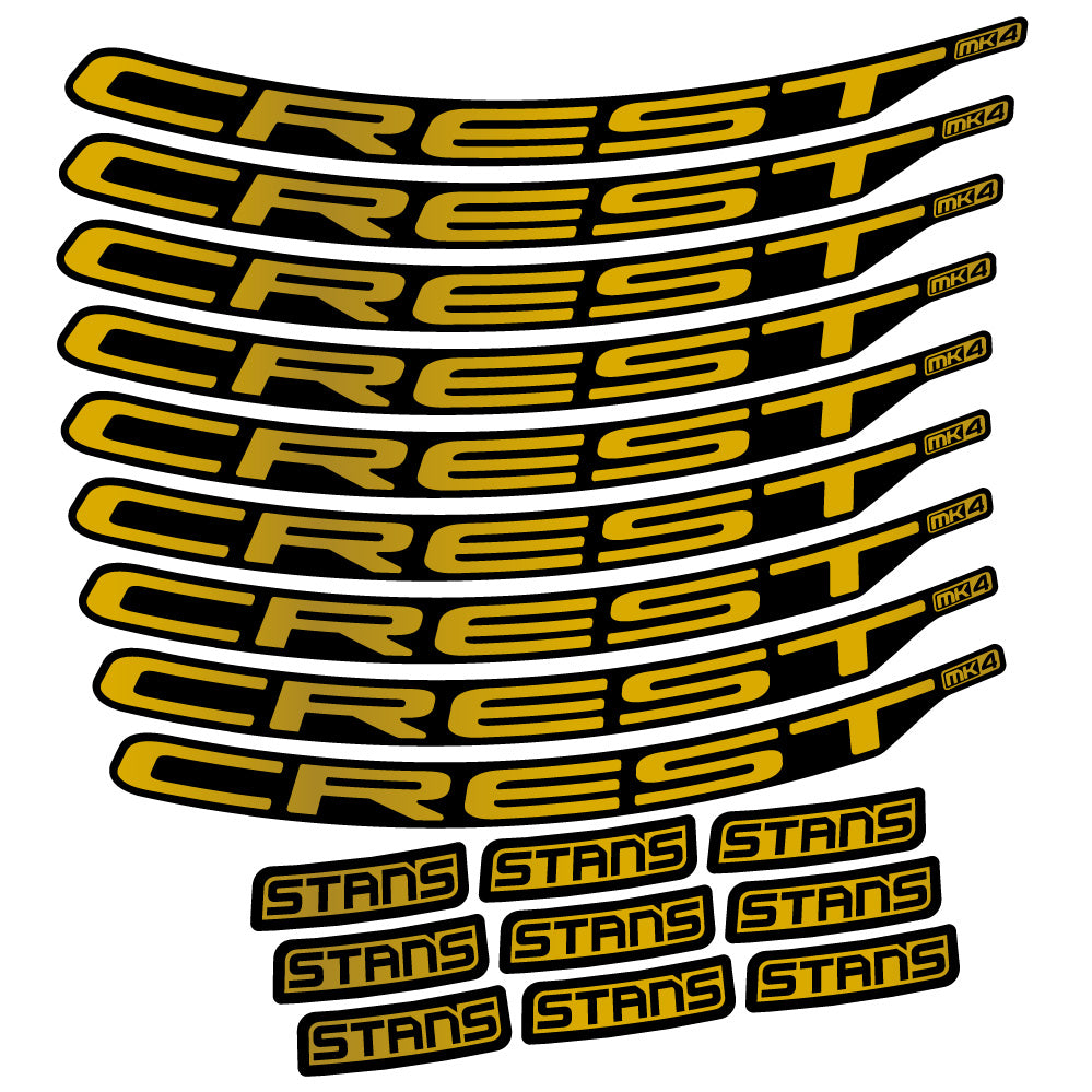 Adesivi Cerchi MTB Stans Crest MK4 Ver.2 in vinile